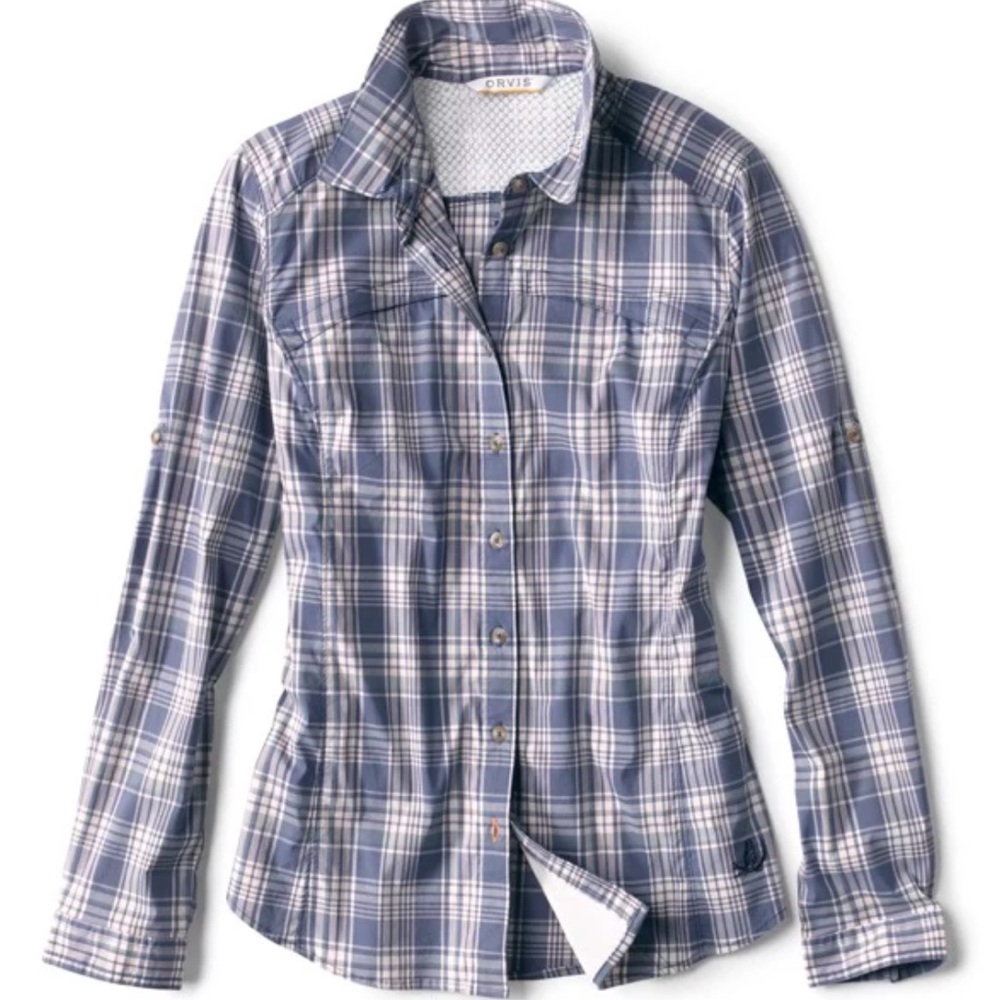Orvis Plaid Button-Up Shirt